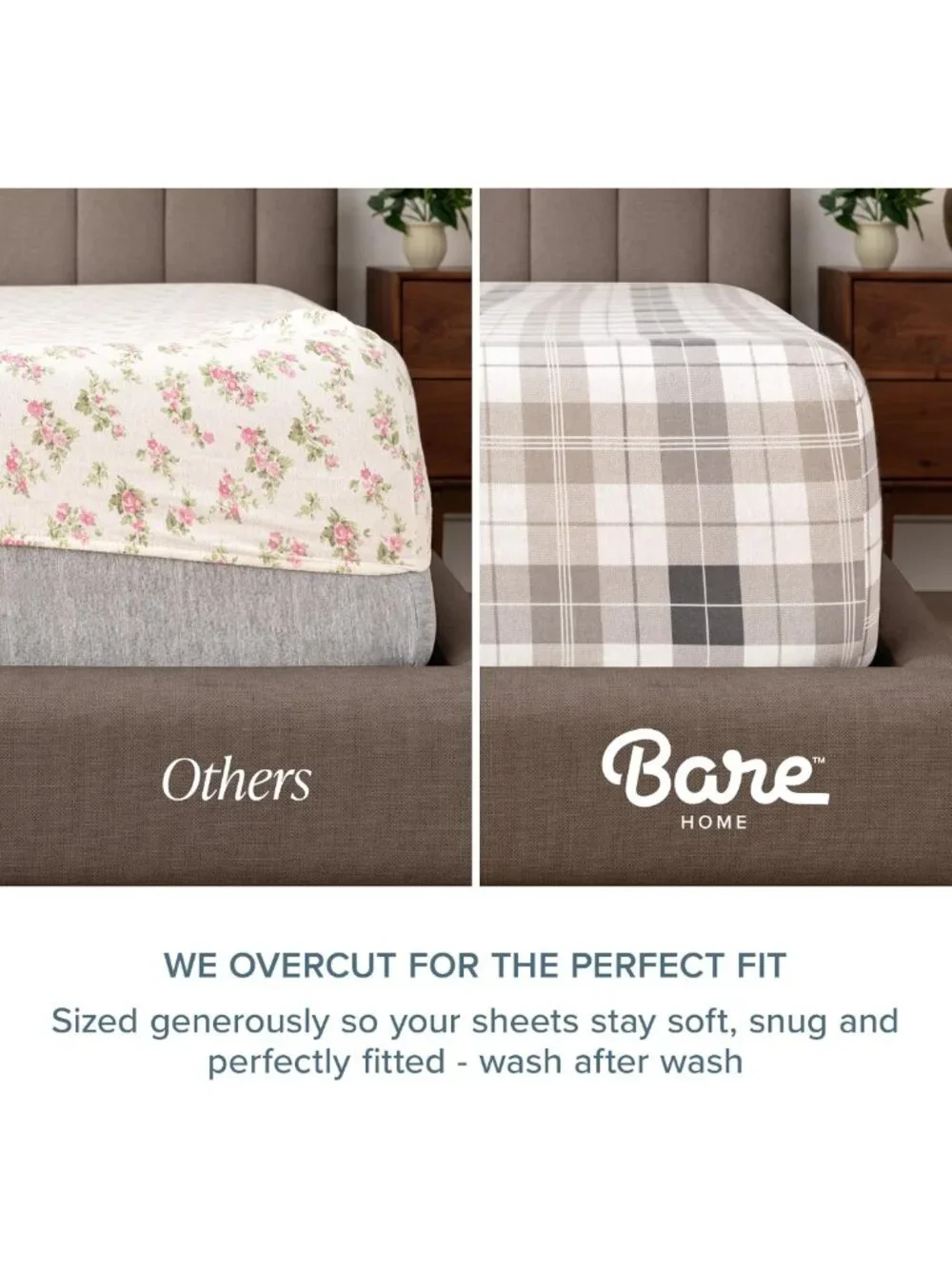 Cozy Cal King Flannel Sheet Set - Buffalo Plaid Red/Black, Soft & Warm Bedding